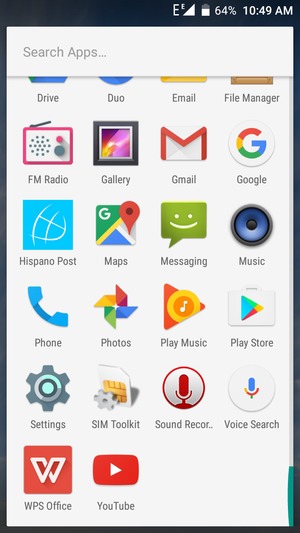 Scroll to and select Settings