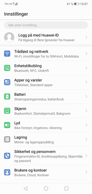 Velg Batteri
