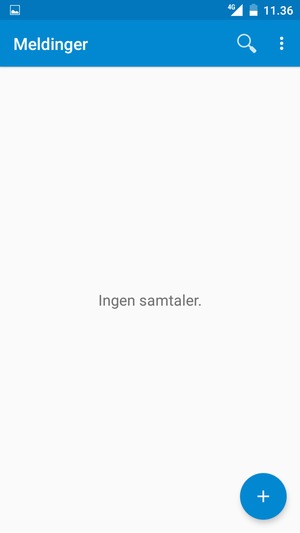Velg menyknappen