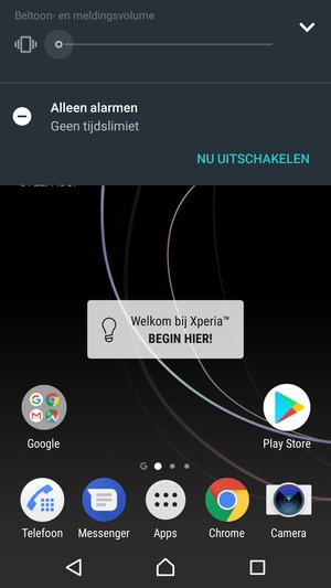 Klik nog een keer voor stille modus