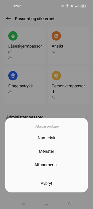 Velg Mønster