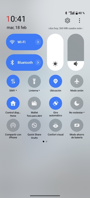 Desactive Wi-Fi y Bluetooth