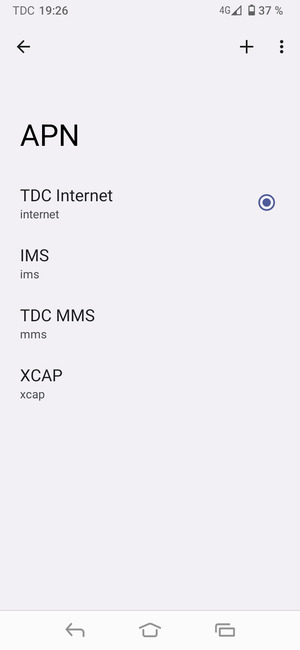 Telefonen din er konfigurert til MMS