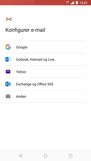 Vælg Google