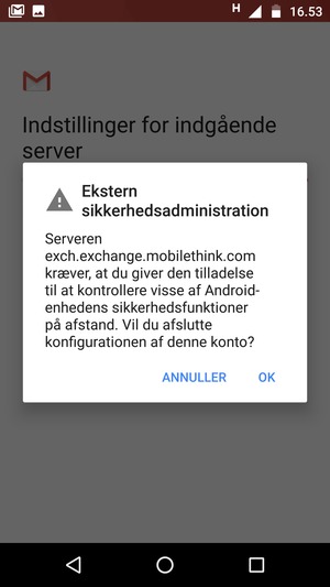Vælg OK