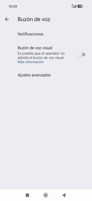 Seleccione Ajustes avanzados