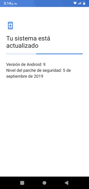 Espere a que la búsqueda termine