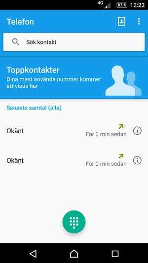 Tryck på Meny-knappen