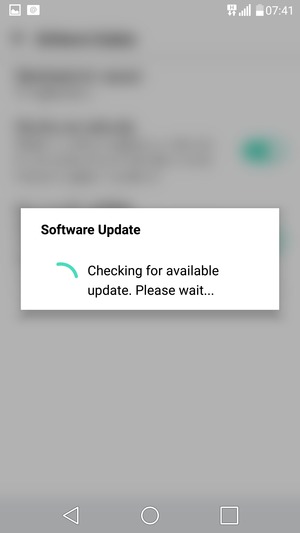 Wait for the search to finish