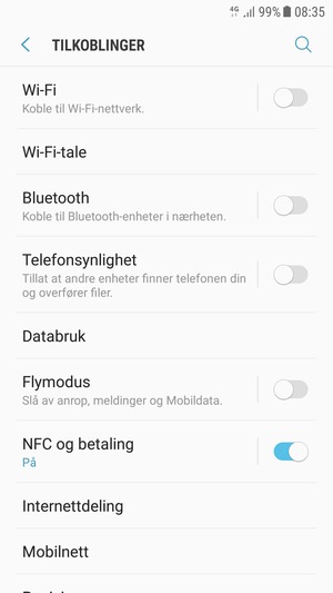 Velg Wi-Fi
