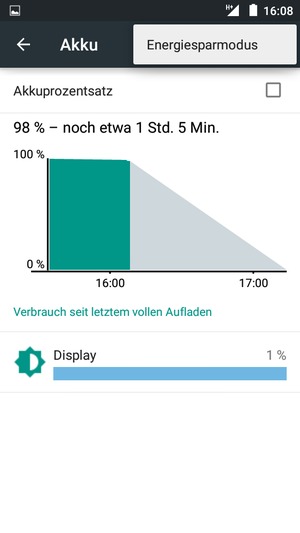 Wählen Sie Energiesparmodus