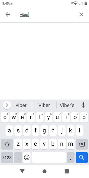Enter the app name and select Search