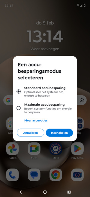 Selecteer Inschakelen