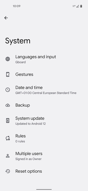 Select Backup