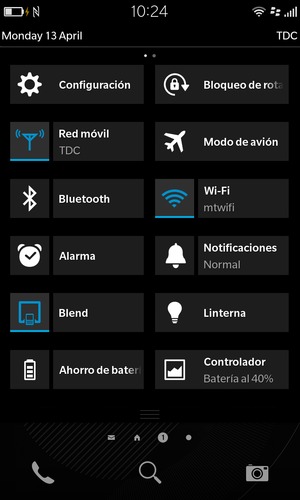 Seleccione
Configuración