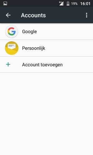 Selecteer Google