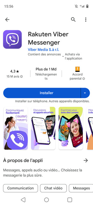 Sélectionnez Installer