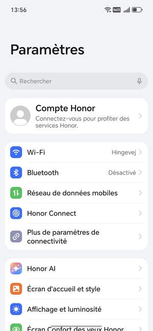 Sélectionnez Réseau de données mobiles
