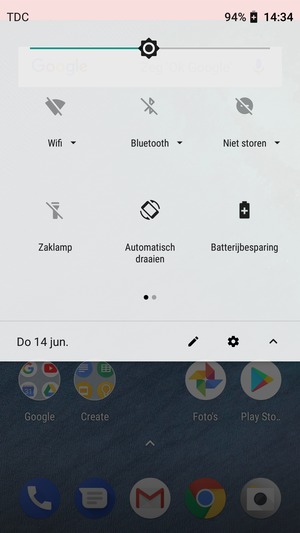 Selecteer de Instellingen knop