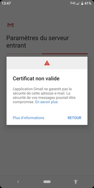 Sélectionnez Plus d'informations