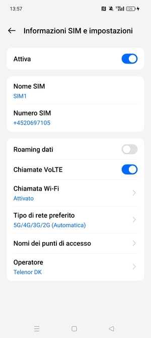 Seleziona Nomi dei punti di accesso