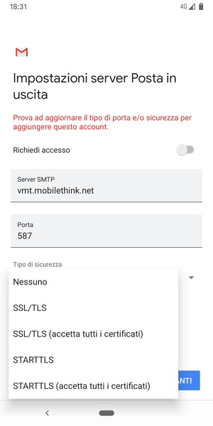 Seleziona Nessuno