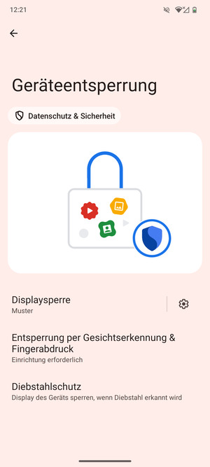 Ihr Handy ist jetzt mit einer Bildschirmsperre gesichert