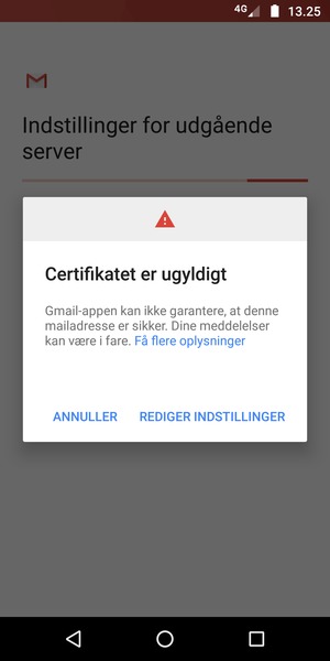 Vælg REDIGER INDSTILLINGER