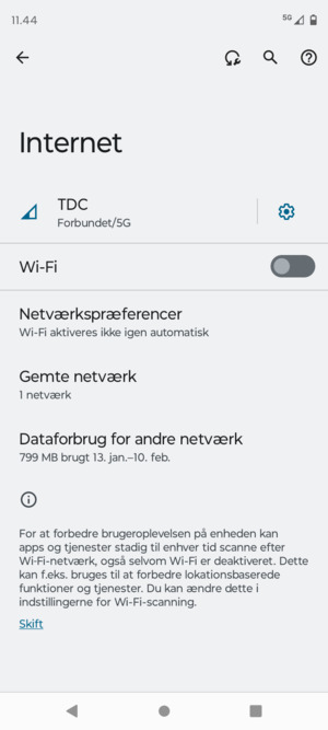 Aktiver Wi-Fi