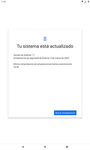 Seleccione Buscar actualizaciones