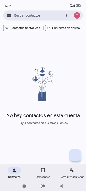 Seleccione Corregir y gestionar