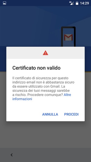 Seleziona PROCEDI