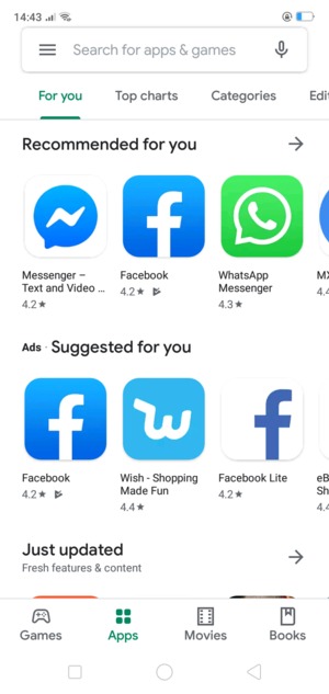 Select the Search bar