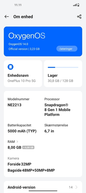 Vælg OxygenOS