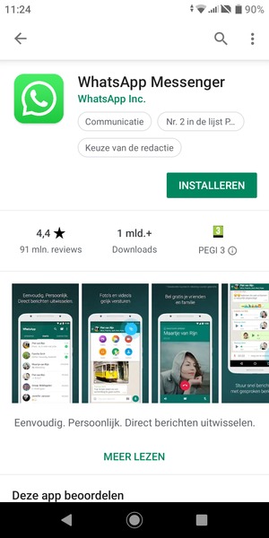 Selecteer INSTALLEREN