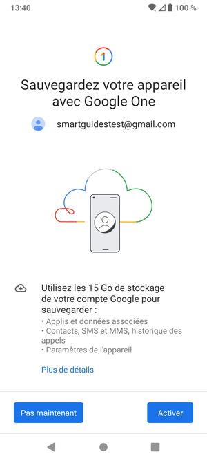 Sélectionnez Activer