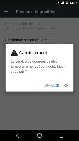Sélectionnez OK