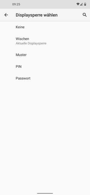 Wählen Sie Muster