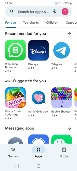 Select the Search bar