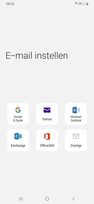 Selecteer Exchange