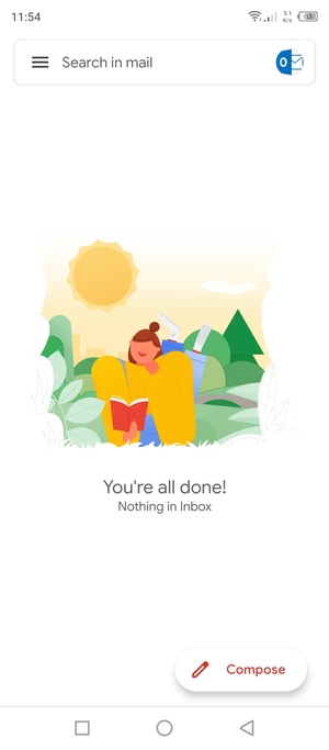 Your Gmail is ready to use