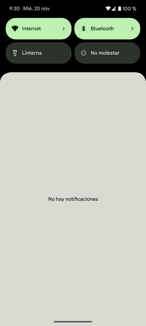 Deslice hacia abajo el menú superior de nuevo