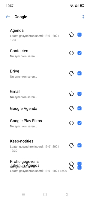 Uw contactpersonen van Google worden nu gesynchroniseerd met uw Realme