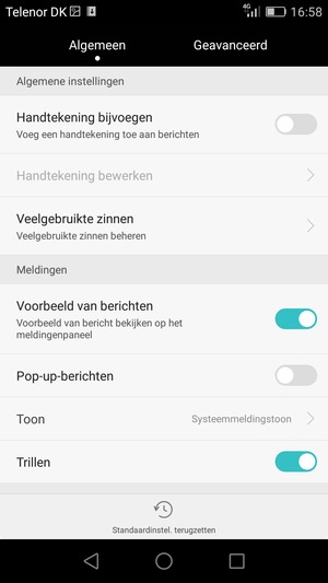 Selecteer Geavanceerd