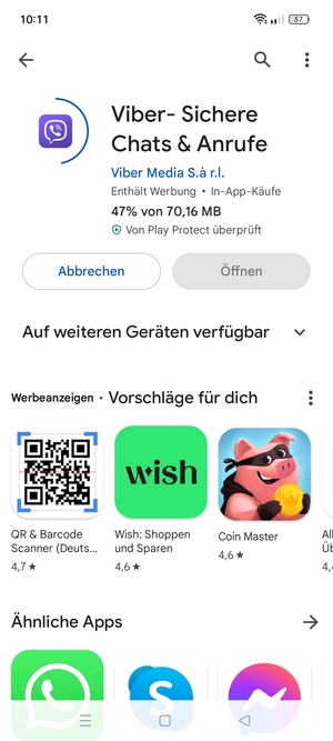 Warten Sie, bis der Installationsprozess  beendet ist