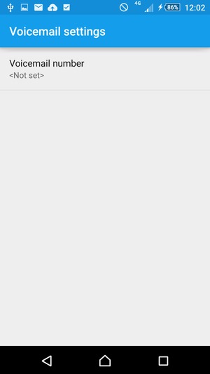 Select Voicemail number