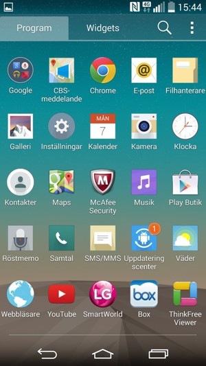 Välj Inställningar