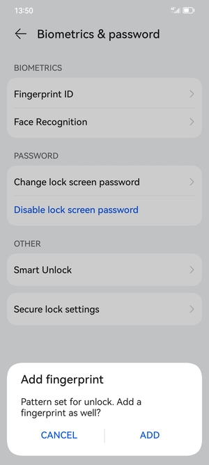 Select CANCEL