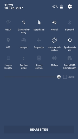 Aktivieren Sie das Kontrollkästchen AUTO