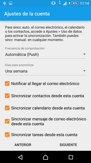 Seleccione SIGUIENTE